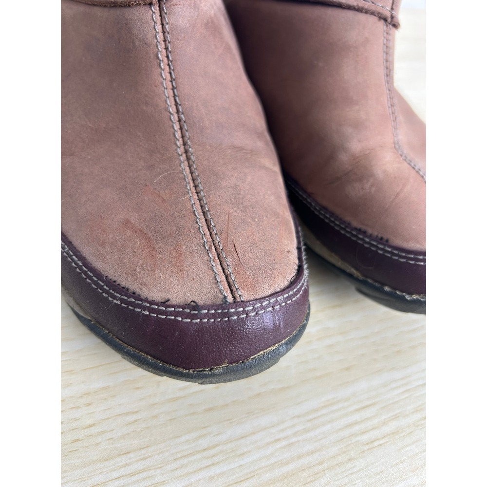 Merrell Dewbrook Brown Leather Waterproof Insulated Ankle Boots Women 8 outdoors - Picture 8 of 11
